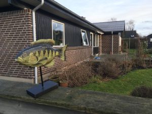 Træfisken er med til nytår 2016. Gæt et sted?? et sted den aldrig har været;-)